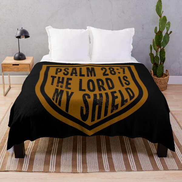 Item preview, Psalm 28:7 – The Lord Is My Shield - Christian Brown Design designed and sold by MoriaStore.