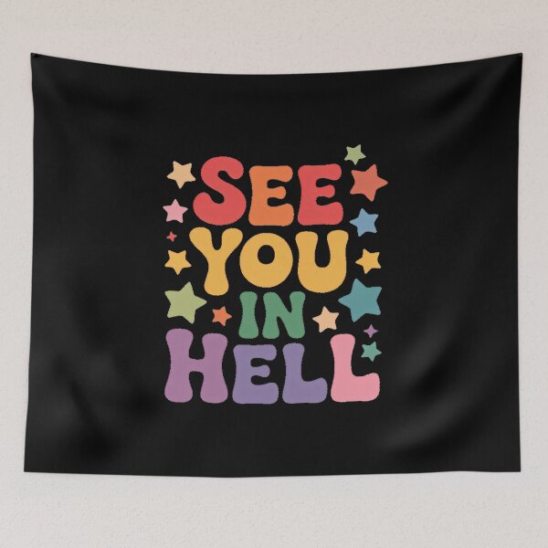 Item preview, See You In Hell Progress Pride Social Justice LGBTQ designed and sold by FaithAbbott.