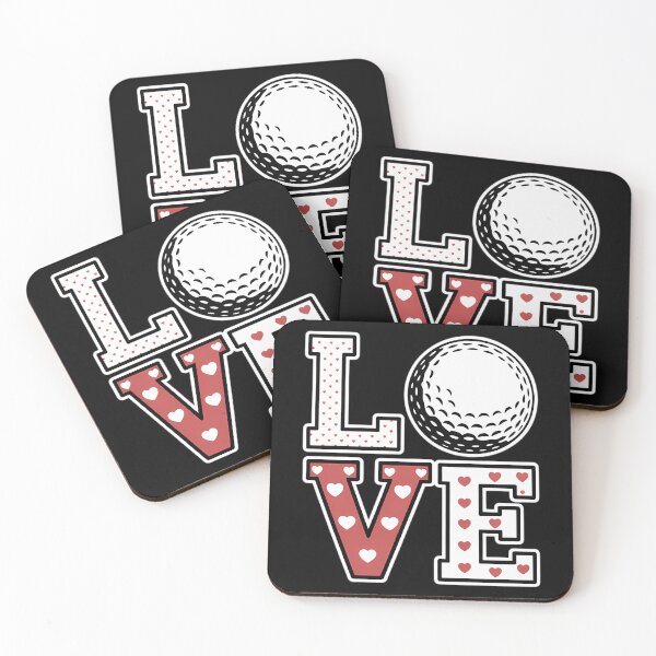 Item preview, Valentine LOVE Golf Heart Valentine day designed and sold by FaithAbbott.