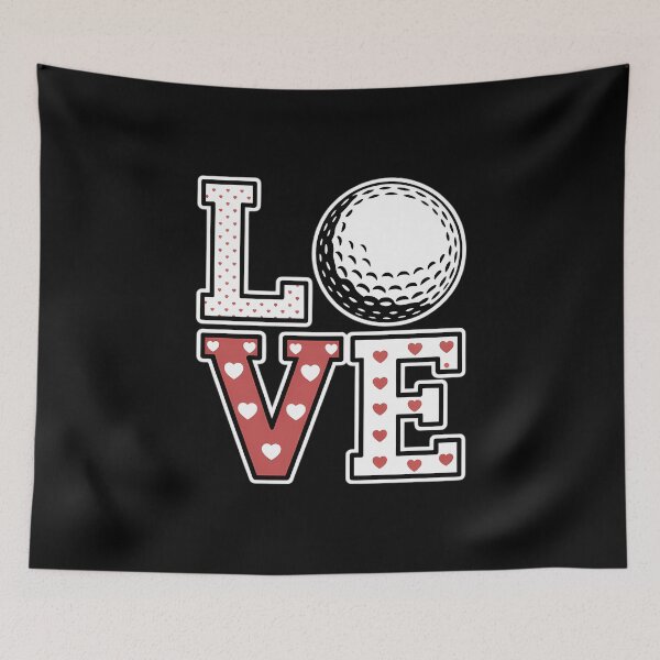 Item preview, Valentine LOVE Golf Heart Valentine day designed and sold by FaithAbbott.