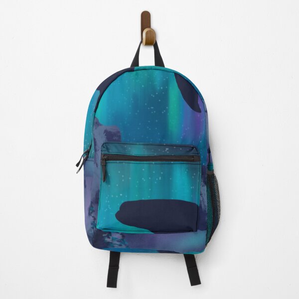 Item preview, Cosmic Voyage: Lone Whale Under the Aurora Borealis designed and sold by Cosmic Cats Studio.