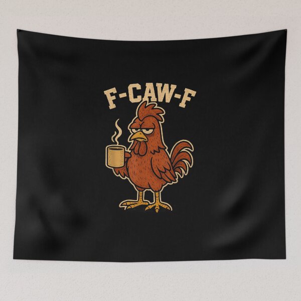 Item preview, F Caw F Coffee Chicken F kawf Rooster Funny Bird Fcawf Women designed and sold by Juansustait.