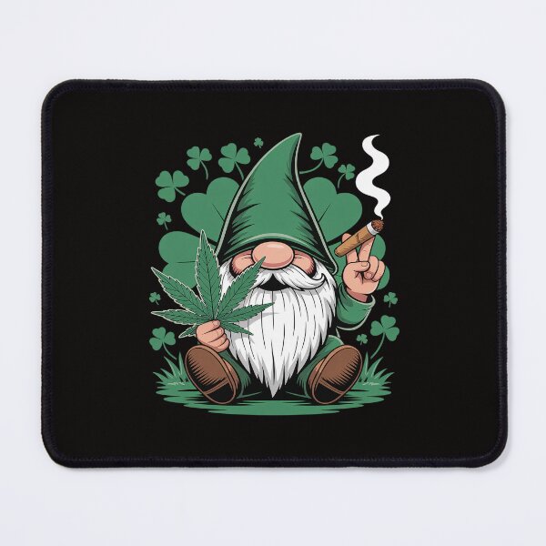 Item preview, Gnome Cannabis 420 St Patrick's Day Shamrock designed and sold by HesterFoley.