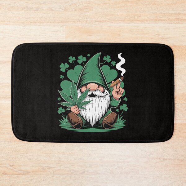 Item preview, Gnome Cannabis 420 St Patrick's Day Shamrock designed and sold by HesterFoley.
