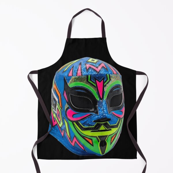 Item preview, Retro Blue Glitter Lucha Libre Guy Fawkes Hybrid Mask designed and sold by Brendan Arthur Ring.