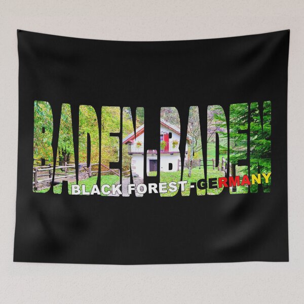 Item preview, BADEN-BADEN Black Forest Germany - House in the Woods designed and sold by Adam Gormley.