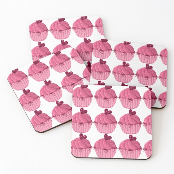 Item preview, Sweet pink cupcake with heart chocolate for Valentine's Day celebration designed and sold by Puifai2489.