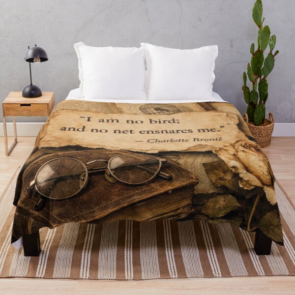 Item preview, Charlotte Brontë Quote – Dark Academia Vintage Design designed and sold by Mauswohn.
