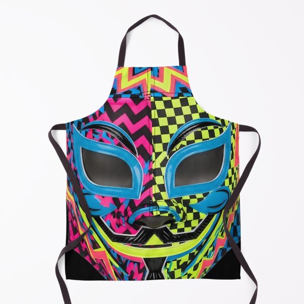 Item preview, Retro 80s ZigZag Lucha Libre Rebel Mask designed and sold by Brendan Arthur Ring.