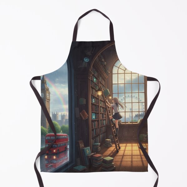 Item preview, Library of London in anime designed and sold by Losancestros.
