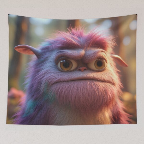 Item preview, The Grumpy Glade Dweller - Sassy 3D Forest Monster designed and sold by David R Sawin The Architects Of Eden.