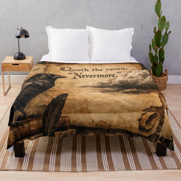 Item preview, Quoth the raven, “Nevermore” – Gothic Poe Design designed and sold by Mauswohn.