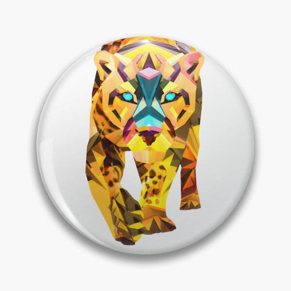 Item preview, Geometric Wild Cat: Vibrant Panther Art, Merch By Amazon, Redbubble, Teepublic, Limited Edition, Pe designed and sold by BooZooBoutique.