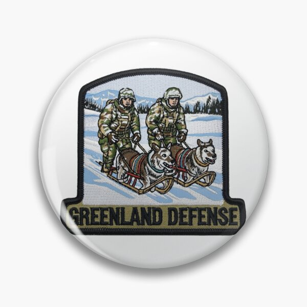 Item preview, Greenland Defense Patch designed and sold by chrisseanhayes.