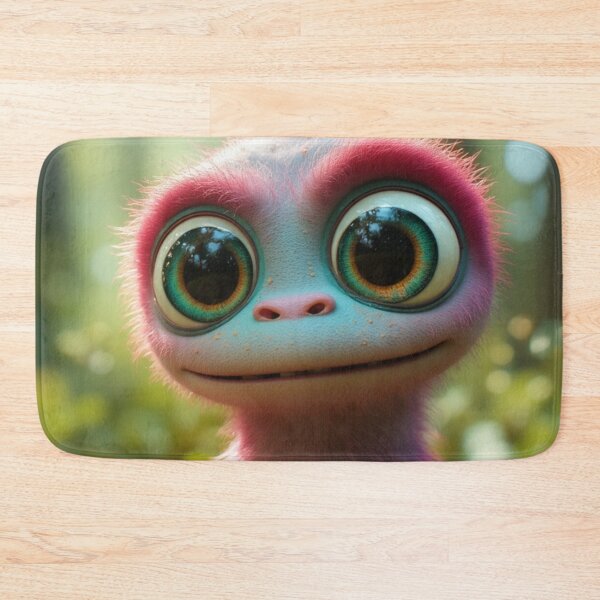 Item preview, The Wide-Eyed Wanderer - Pink & Teal 3D Forest Sprite designed and sold by David R Sawin The Architects Of Eden.