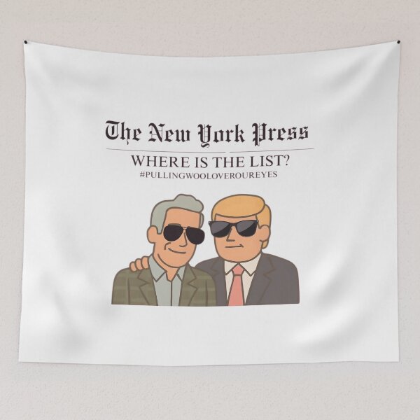 Item preview, Where's the List? Unlock Epstein's Secrets designed and sold by poptren.