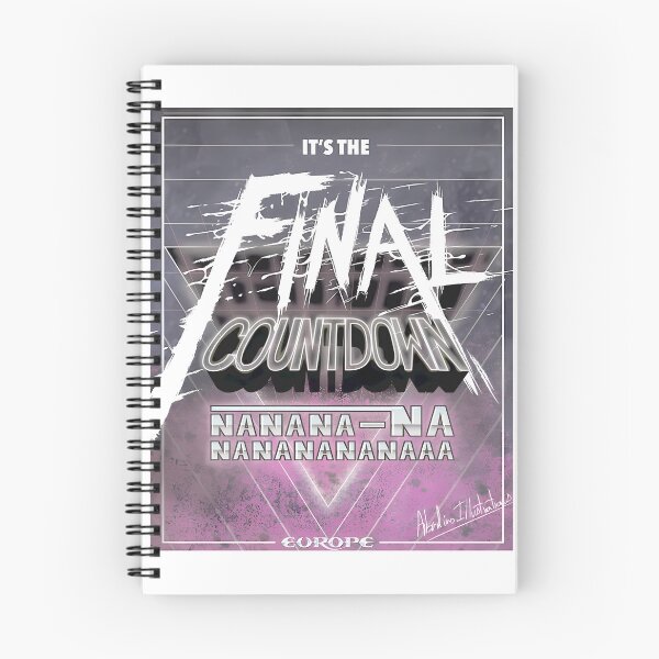 Item preview, The Final Countdown Na Na Na Na, Merch By Amazon, Redbubble, Teepublic, Limited Edition, Perfect Gi designed and sold by WaddleWonders.