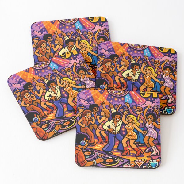 Item preview, Disco Funk Dancing in the 70s designed and sold by Arte Cartoon From TagTeam Group.