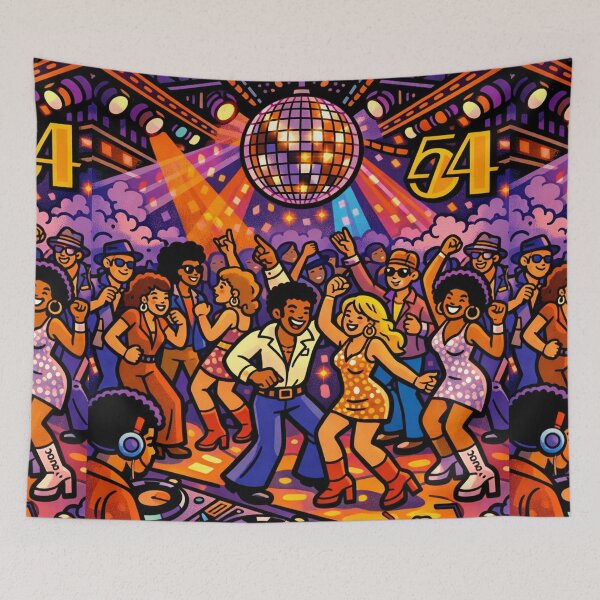 Item preview, Disco Funk Dancing in the 70s designed and sold by Arte Cartoon From TagTeam Group.
