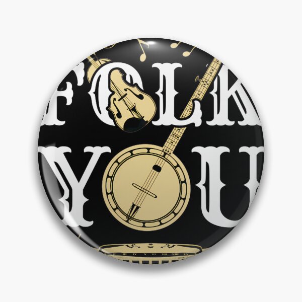 Item preview, Folk Music Instrument & Notes Art, Merch By Amazon, Redbubble, Teepublic, Limited Edition, Perfect  designed and sold by WaddleWonders.