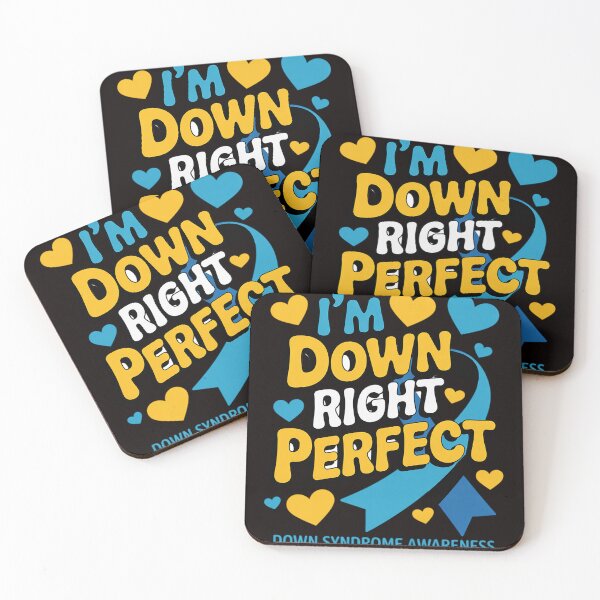Item preview, Down Right Perfect World Down Syndrome Awareness Day Ribbon designed and sold by RONALPARAD.