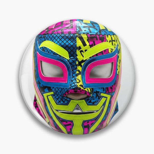 Item preview, Retro 80s Lucha Libre Guy Fawkes Inspired Mexican Wrestling Mask designed and sold by Brendan Arthur Ring.