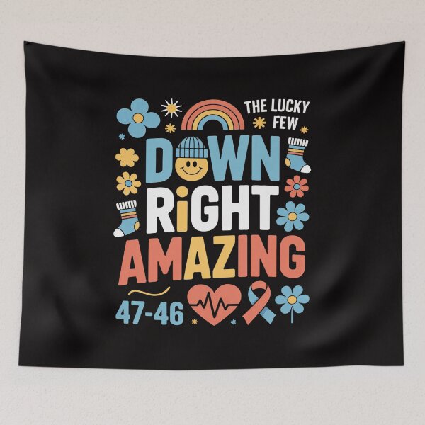 Item preview, Down Right Amazing World Down Syndrome Day T21 designed and sold by rutimenta.
