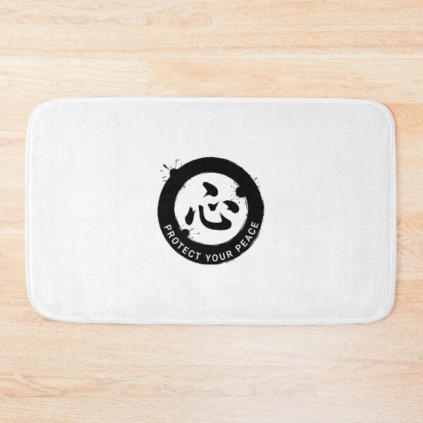 Item preview, Protect Your Peace Sticker Sumi-e Ukiyo-e Watersplash ink Art designed and sold by blacksealstudio.