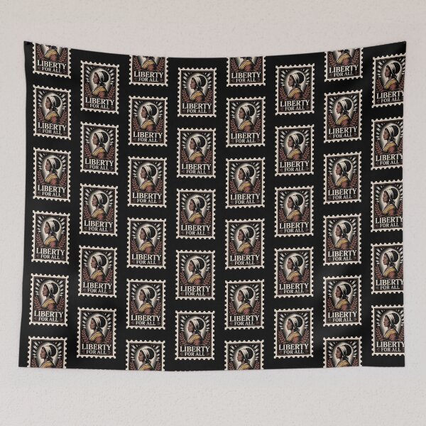 Item preview, Liberty For All Vintage Stamp - Black History Month Heritage Design designed and sold by DarylWelsh2024.