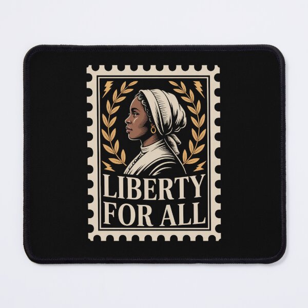 Item preview, Liberty For All Golden Stamp - Black History Month Women's Heritage designed and sold by DarylWelsh2024.