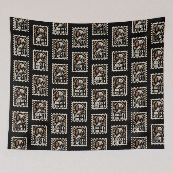 Item preview, Liberty For All Golden Stamp - Black History Month Women's Heritage designed and sold by DarylWelsh2024.