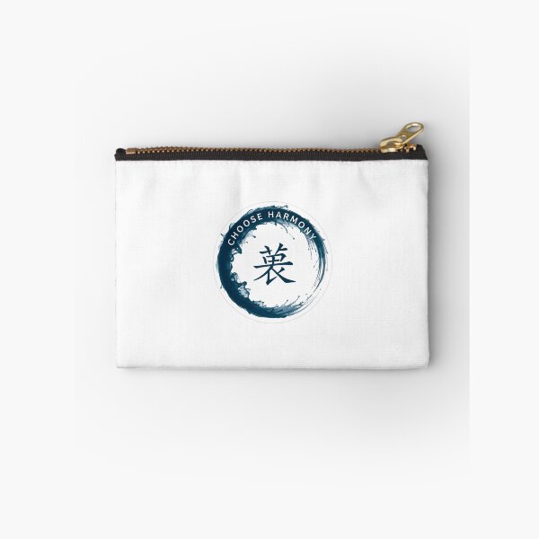 Item preview, Choose Harmony Sticker Sumi-e Ukiyo-e Watersplash ink Art designed and sold by blacksealstudio.