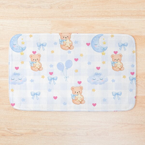 Item preview, Cute Teddy Bear Nursery Pastel Pattern designed and sold by ClamberryStudio.