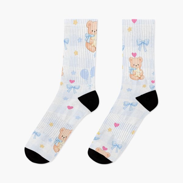 Item preview, Cute Teddy Bear Nursery Pastel Pattern designed and sold by ClamberryStudio.