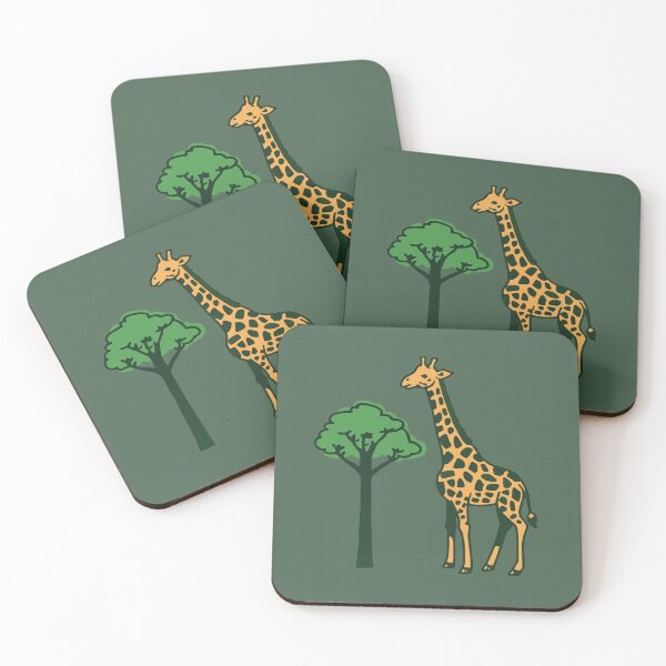 Item preview, Giraffe and Tree – Minimal Safari Animal Art designed and sold by donwillisjrart.