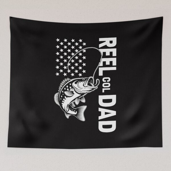 Item preview, Reel Cool Dad Camouflage American Flag Bass Fish Fisherman designed and sold by MatthewJordas.