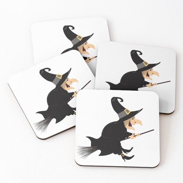 Item preview, Witch flying on a broomstick designed and sold by Relaxtarot.