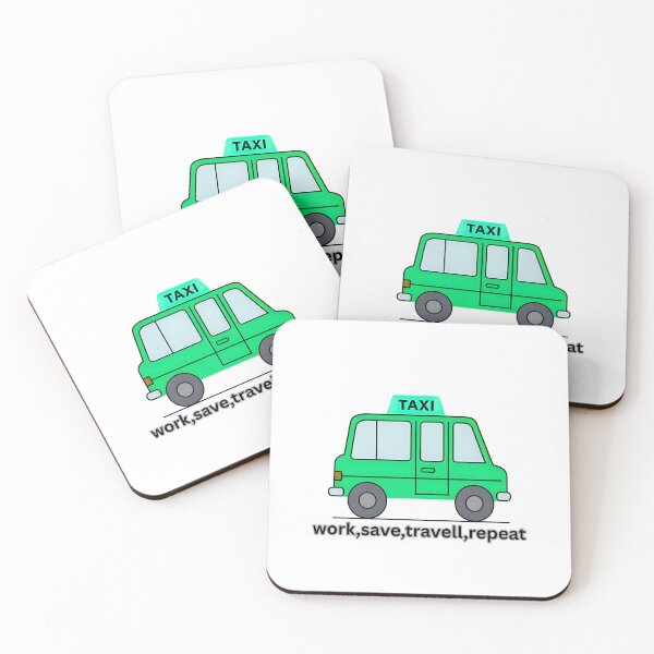 Item preview, Funny City Cab Design for Travel & Urban Lovers designed and sold by RHINOHANDICRAFT.