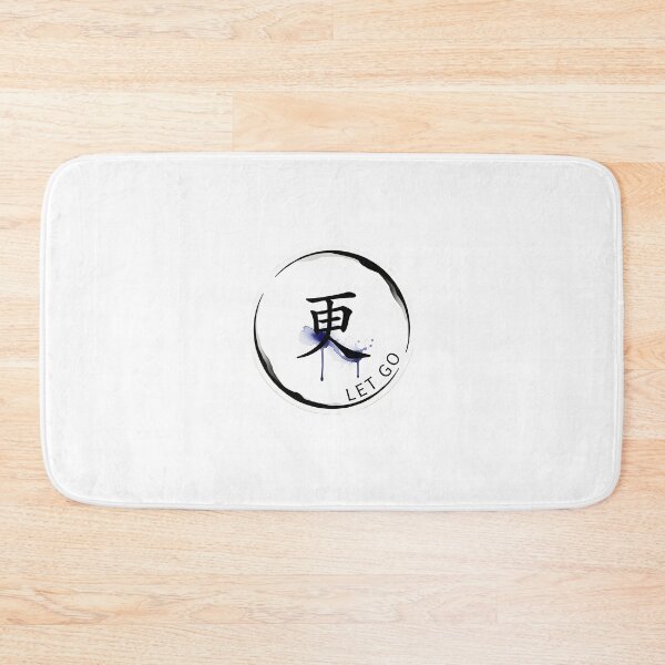 Item preview, Let Go Sticker Sumi-e Ukiyo-e Watersplash ink Art designed and sold by blacksealstudio.
