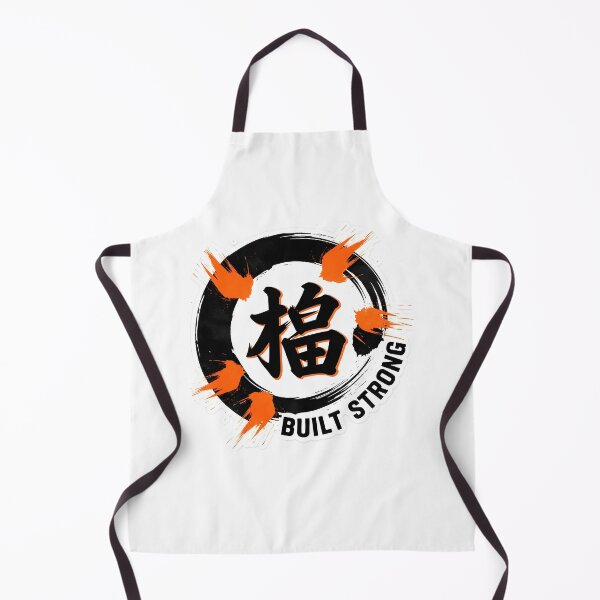 Item preview, Built Strong Sticker Sumi-e Ukiyo-e Watersplash ink Art designed and sold by blacksealstudio.