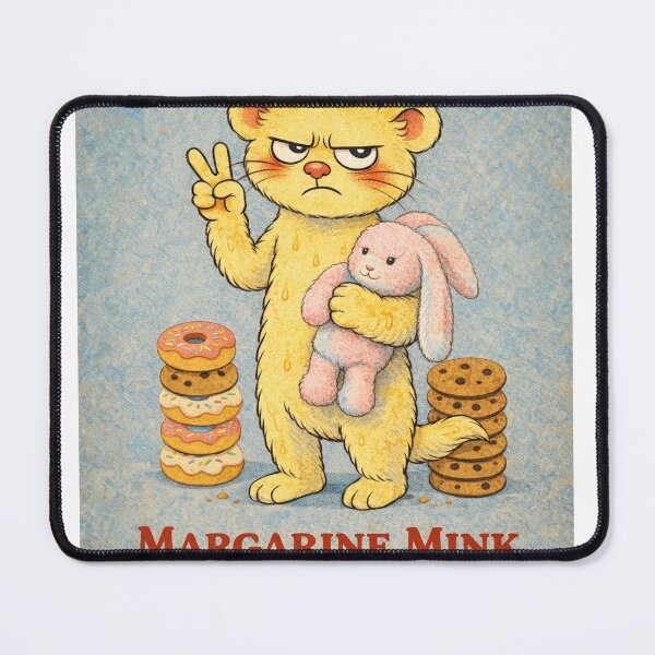 Item preview, Margarine Mink: Passive Aggressive Peace designed and sold by Second Thought Studio.