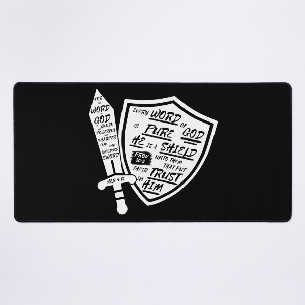 Item preview, Word of God is Sword and Shield designed and sold by Clothed in Scripture.