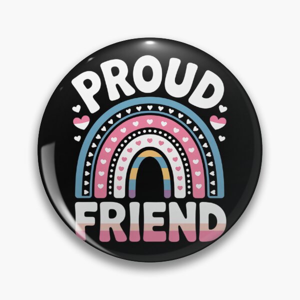 Item preview, Proud Friend Transgender Rainbow designed and sold by AmandasHastie.
