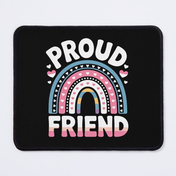 Item preview, Proud Friend Transgender Rainbow designed and sold by AmandasHastie.