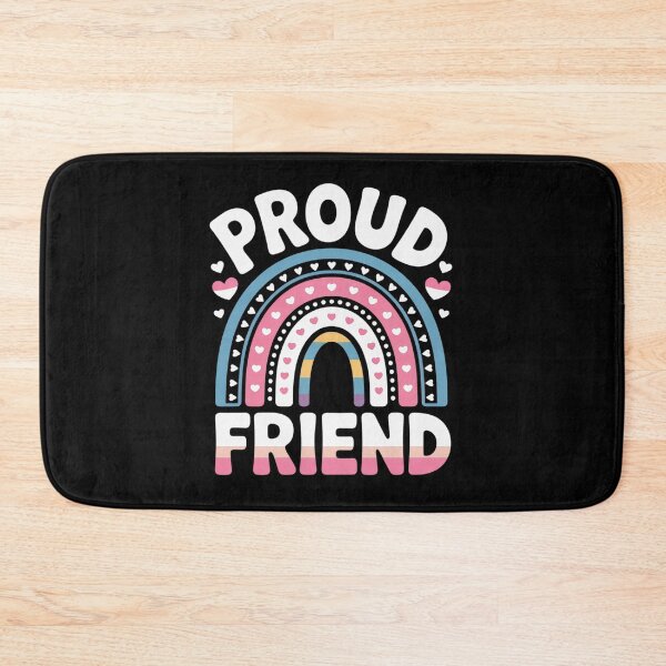 Item preview, Proud Friend Transgender Rainbow designed and sold by AmandasHastie.
