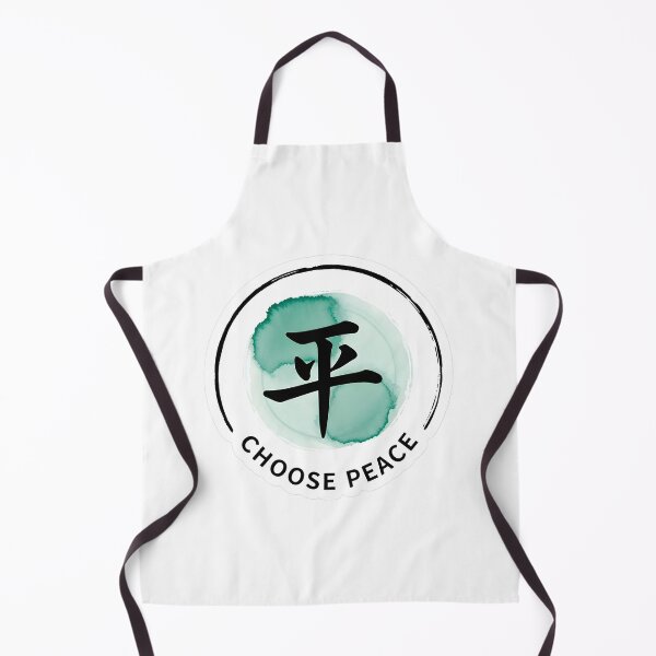 Item preview, Choose Peace Sticker Sumi-e Ukiyo-e Watersplash ink Art designed and sold by blacksealstudio.