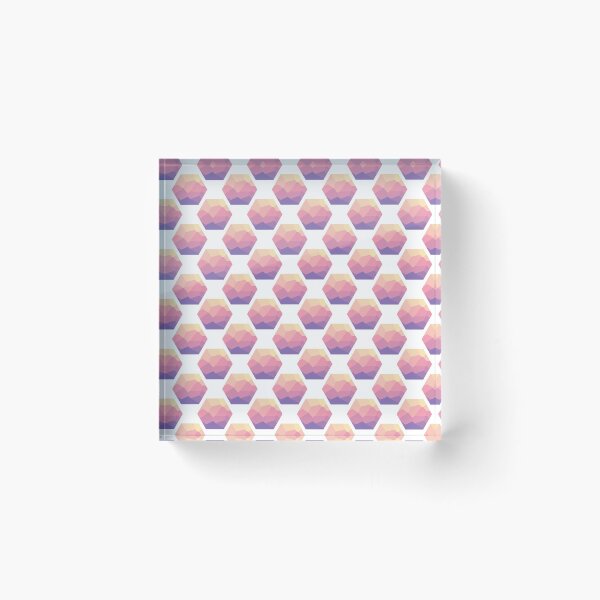 Item preview, Low poly hexagons designed and sold by adiosmillet.