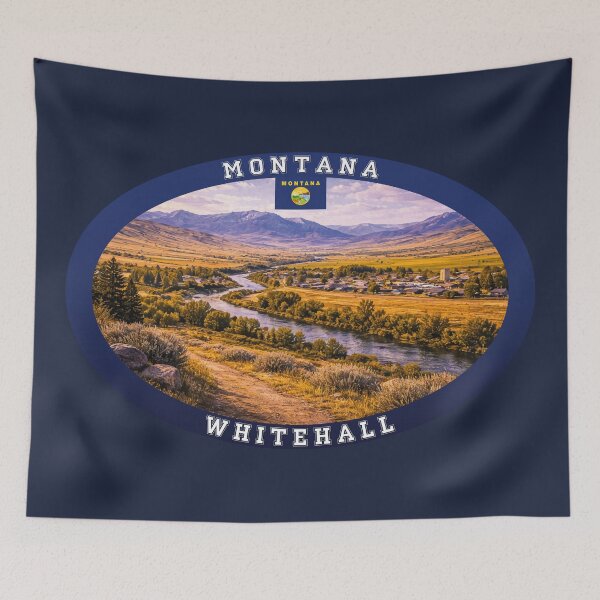 Item preview, Whitehall Montana Travel designed and sold by Thistle-TShop.
