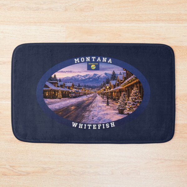 Item preview, Whitefish Montana Travel designed and sold by Thistle-TShop.