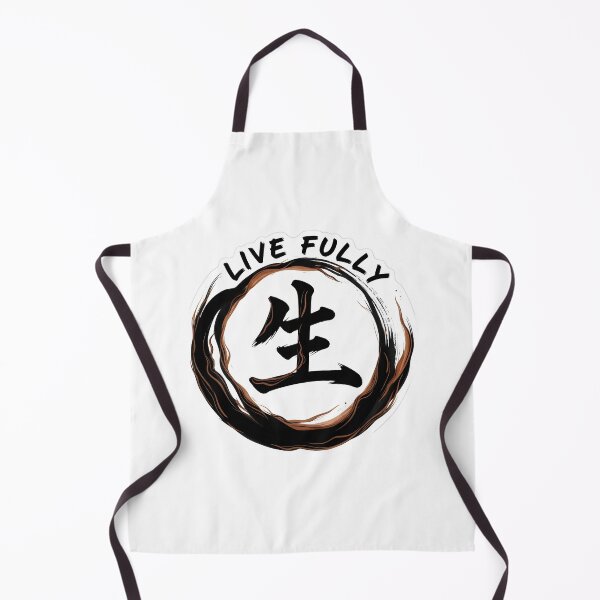 Item preview, Live Fully Sticker Sumi-e Ukiyo-e Watersplash ink Art designed and sold by blacksealstudio.